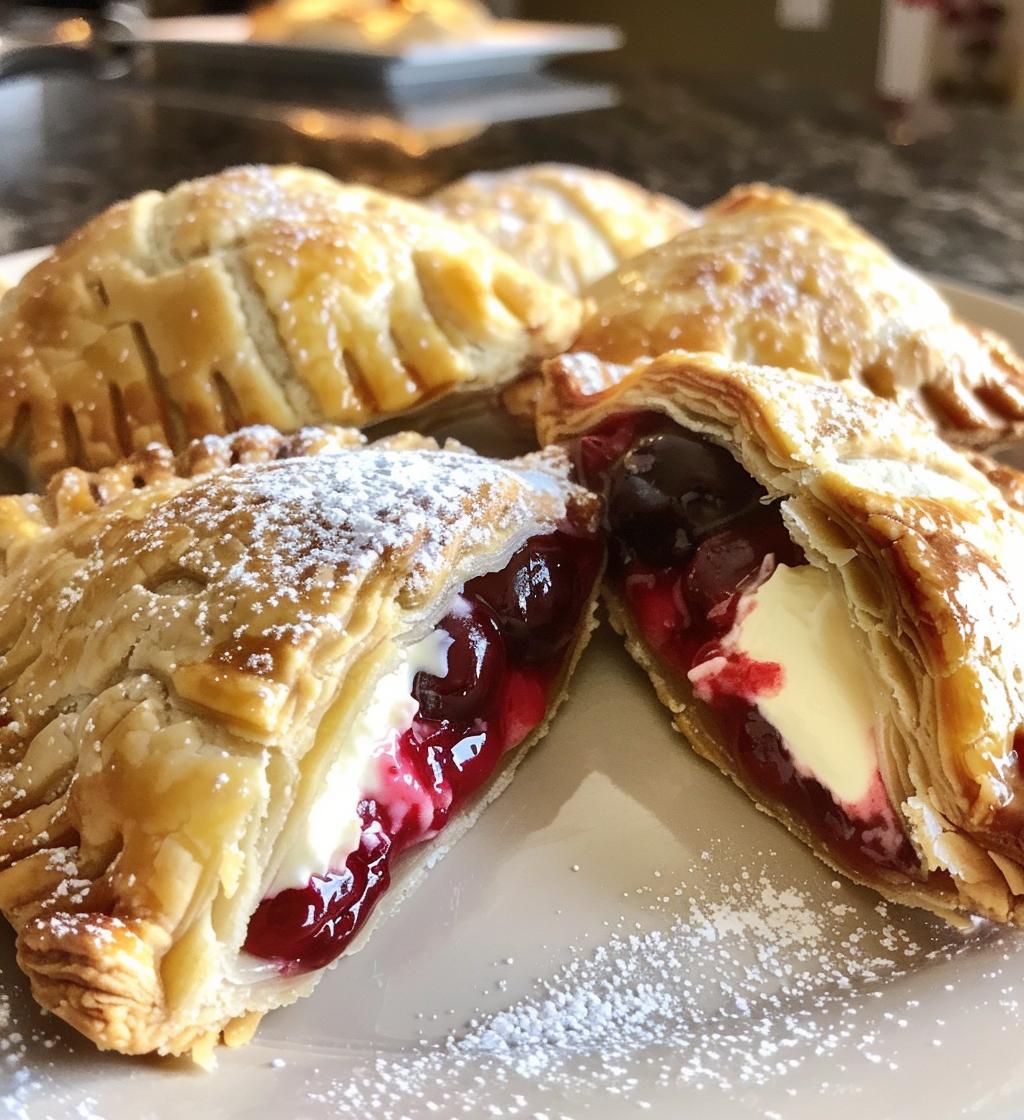 Cherry Cream Cheese Hand Pies