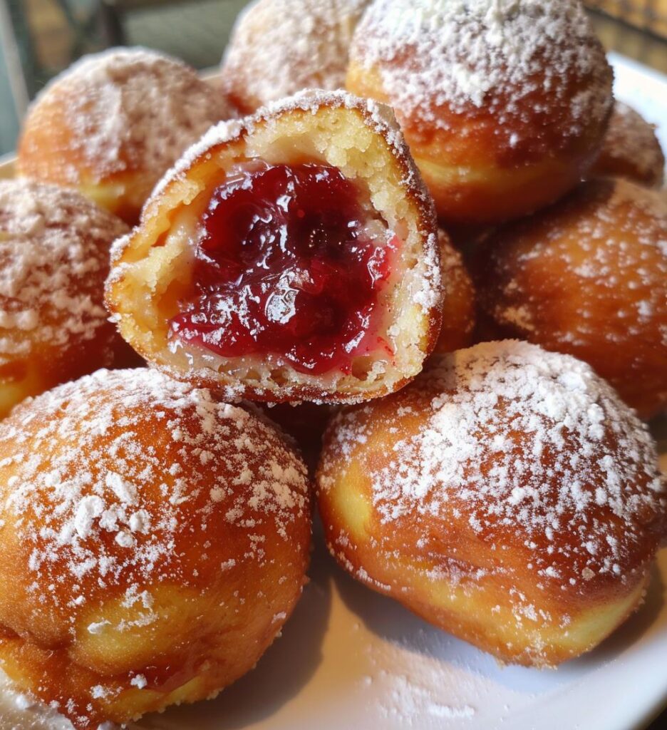 Cherry Doughnut Holes