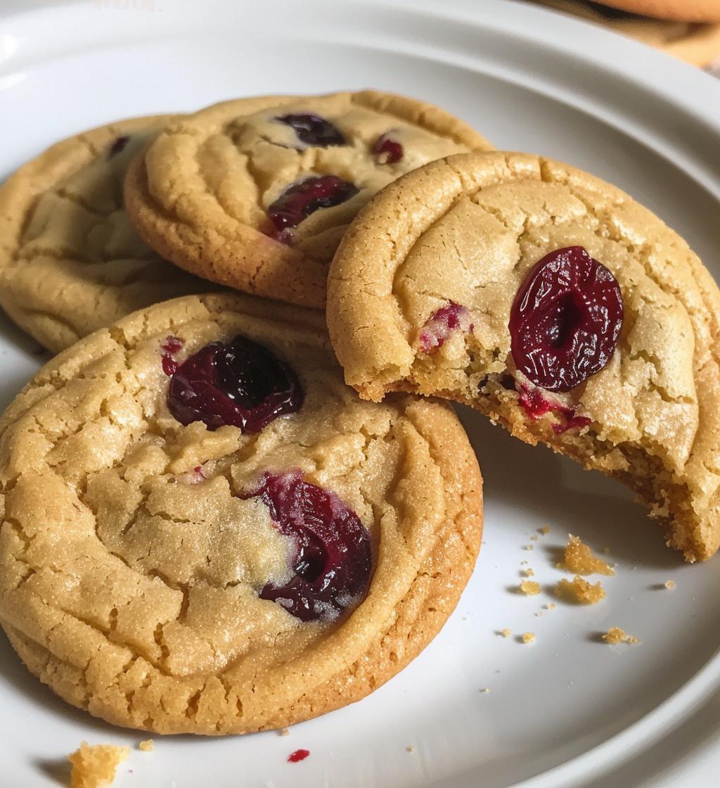 Cherry Icebox Cookies