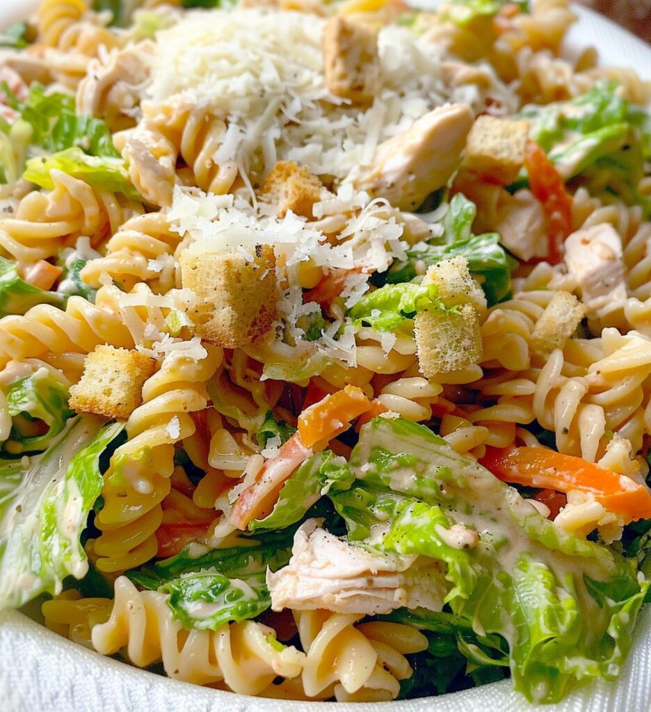 Chicken Caesar Pasta Salad