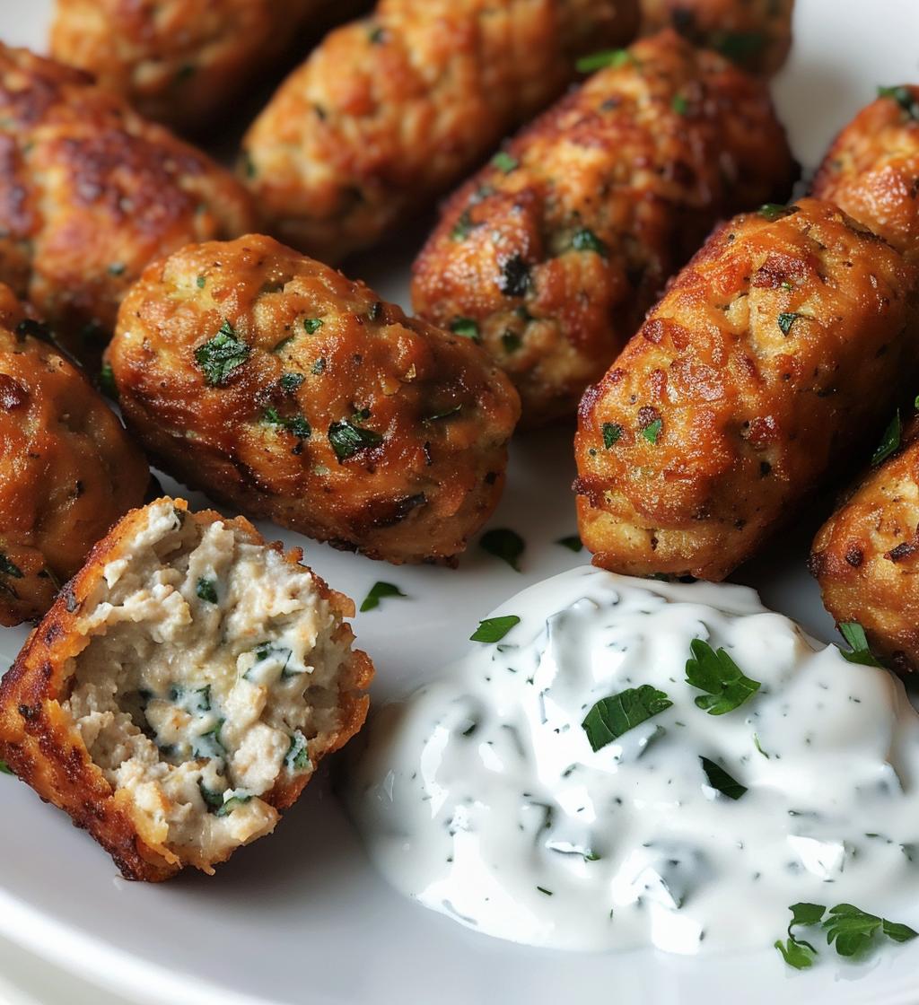 Chicken Kofta with Garlic Yogurt - detail 1