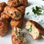 Chicken Kofta with Garlic Yogurt