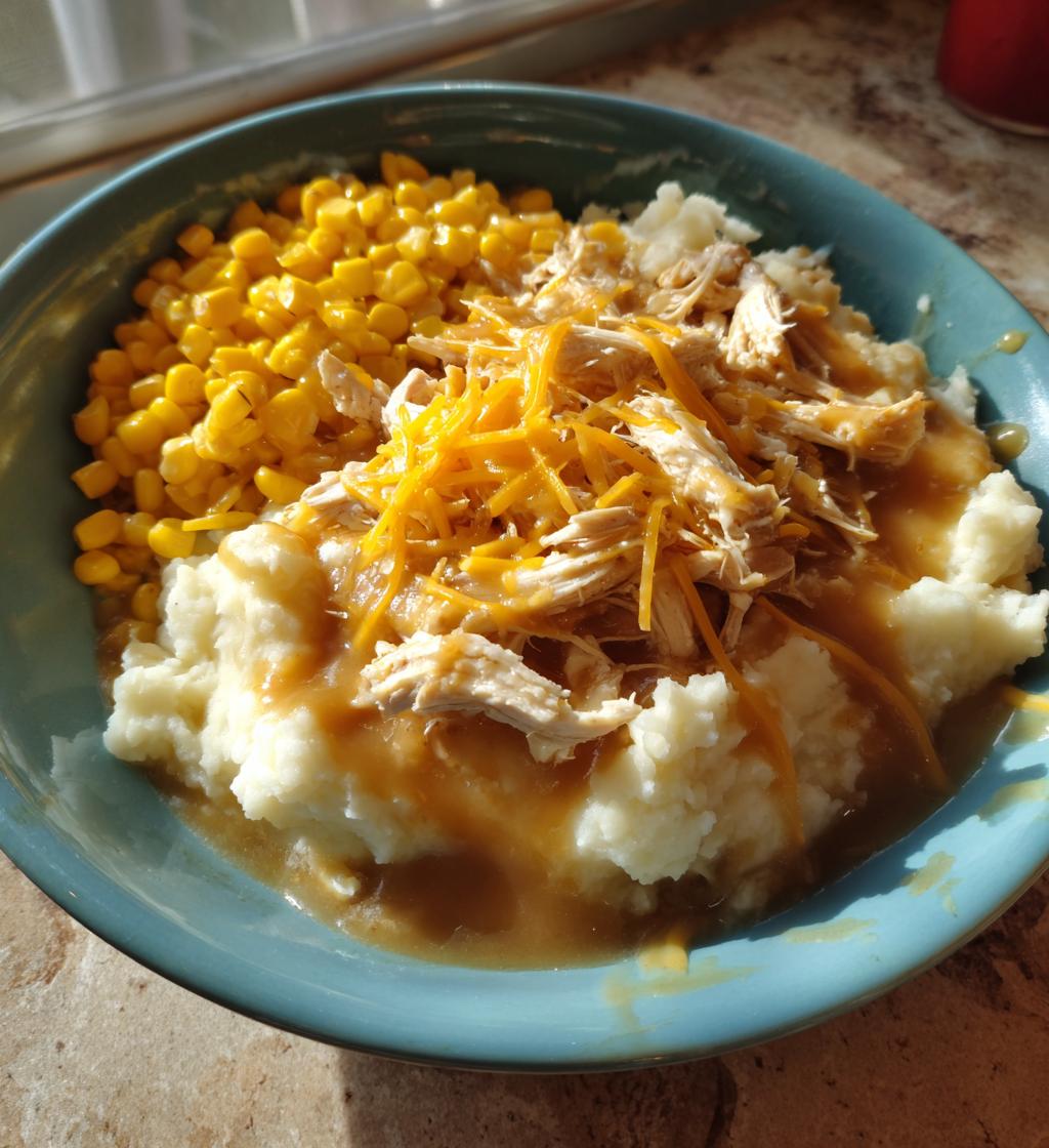 Chicken Mashed Potato Bowls