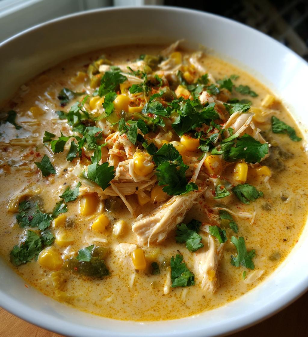 Chicken Poblano Soup