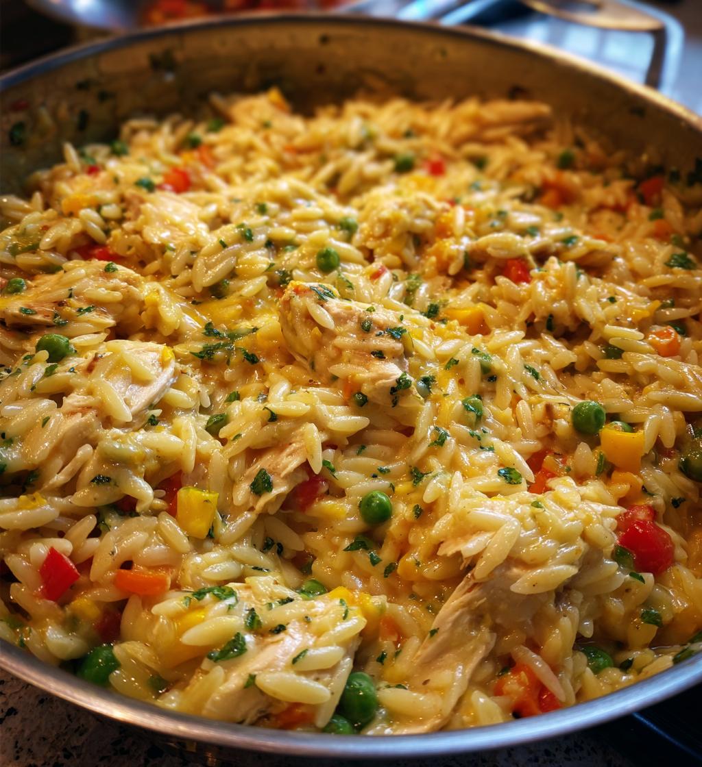 Chicken Pot Pie Orzo