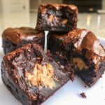 Chocolate Peanut Butter Brownie Bites