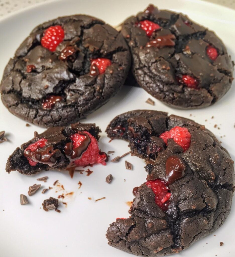 Chocolate Raspberry Cookies