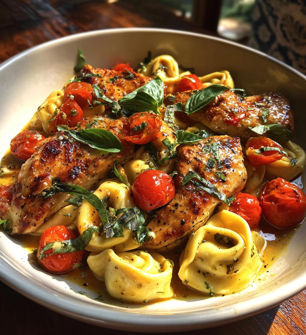 Cowboy Butter Garlic Chicken Tortellini