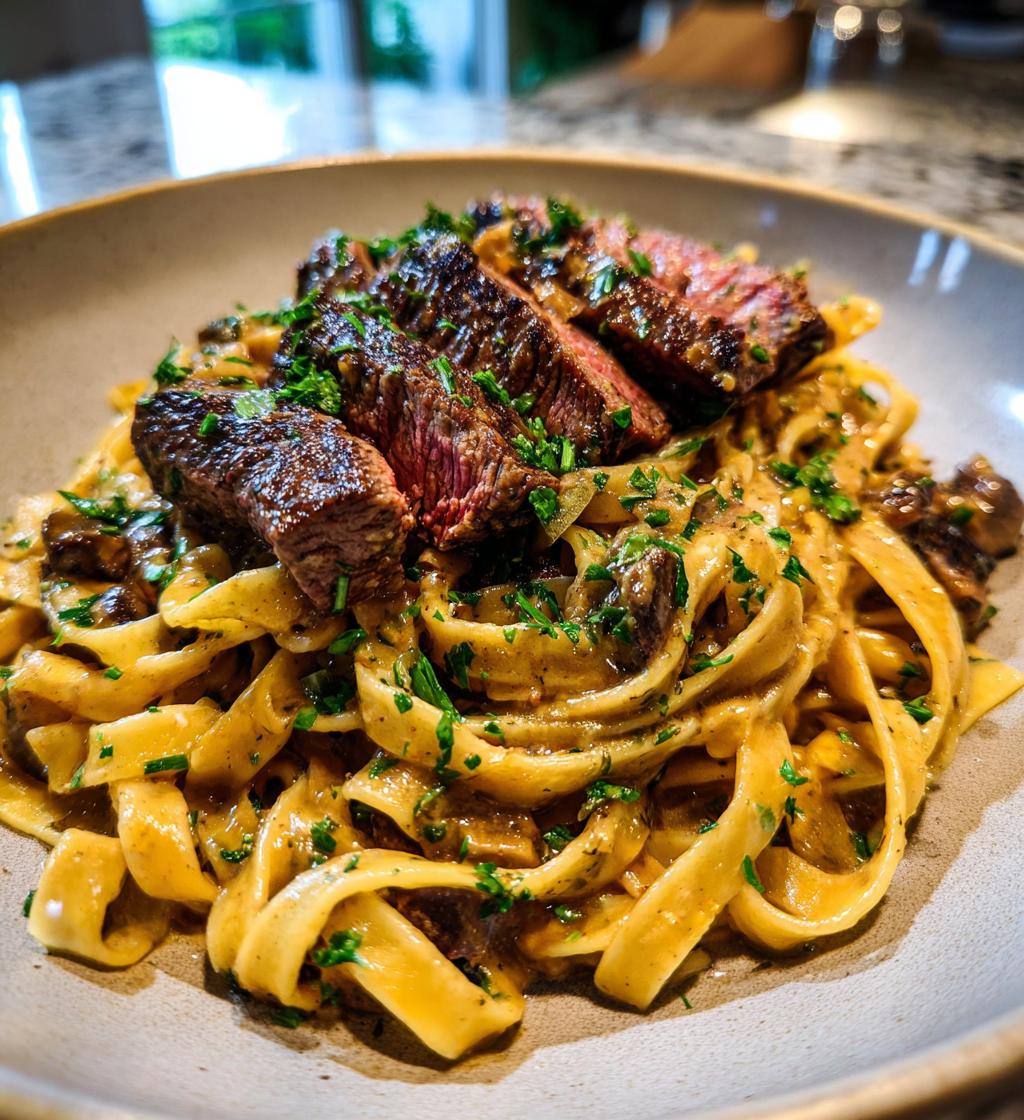 Cowboy Butter Steak Pasta