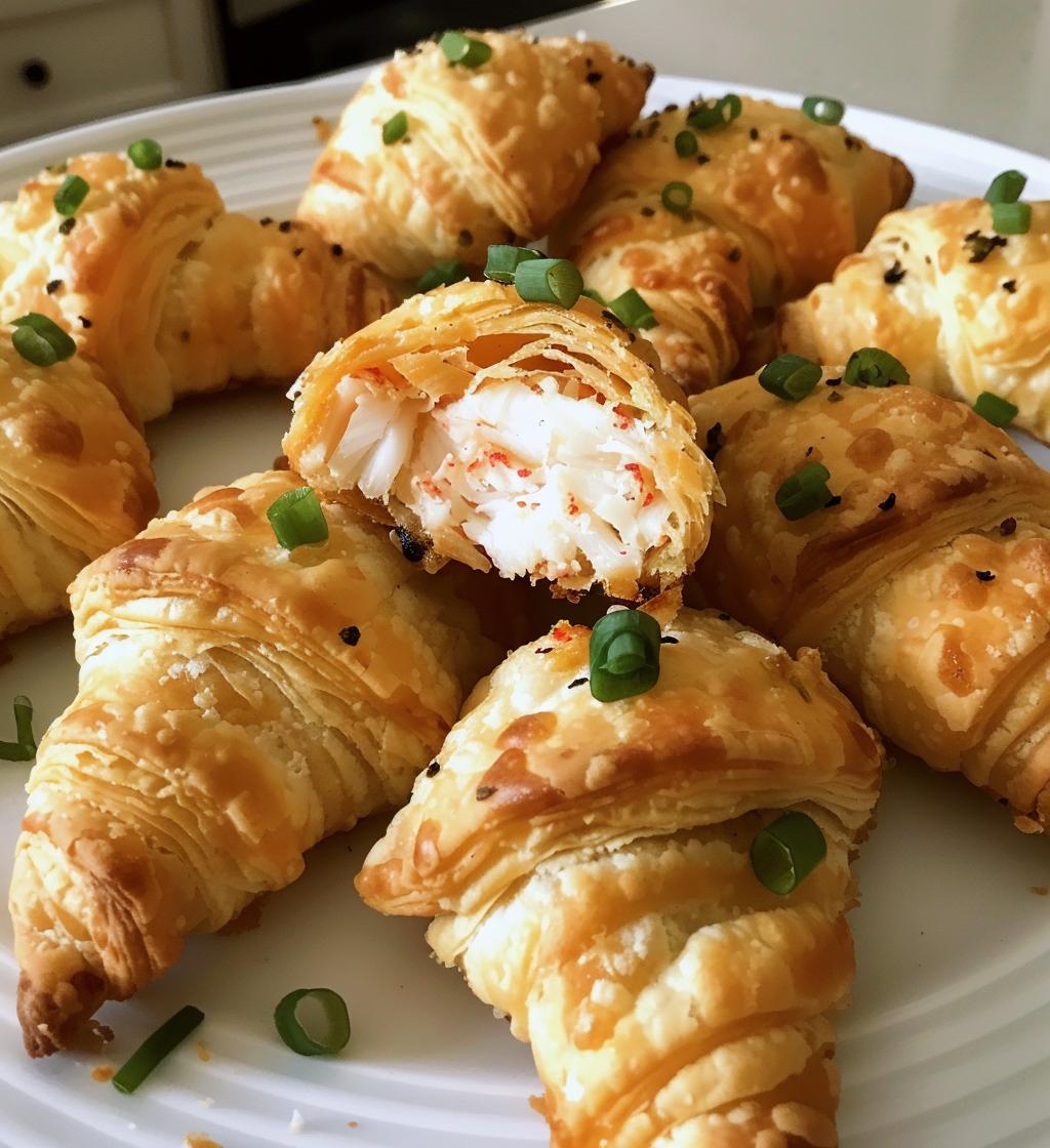 Crab Crescent Bites - detail 1