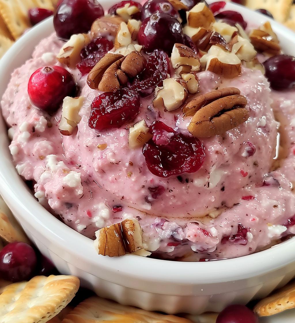 Cranberry Whipped Feta Dip - detail 1
