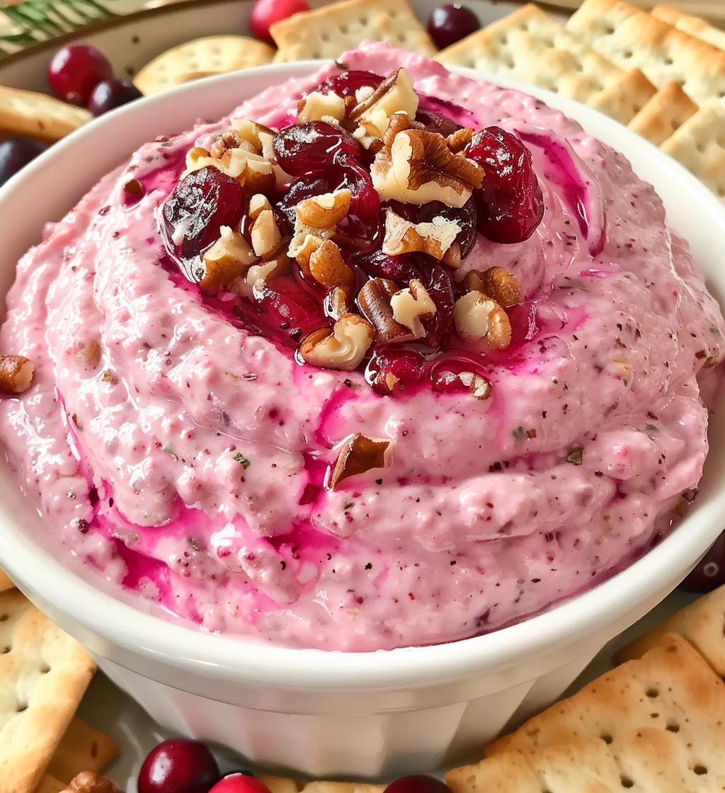 Cranberry Whipped Feta Dip