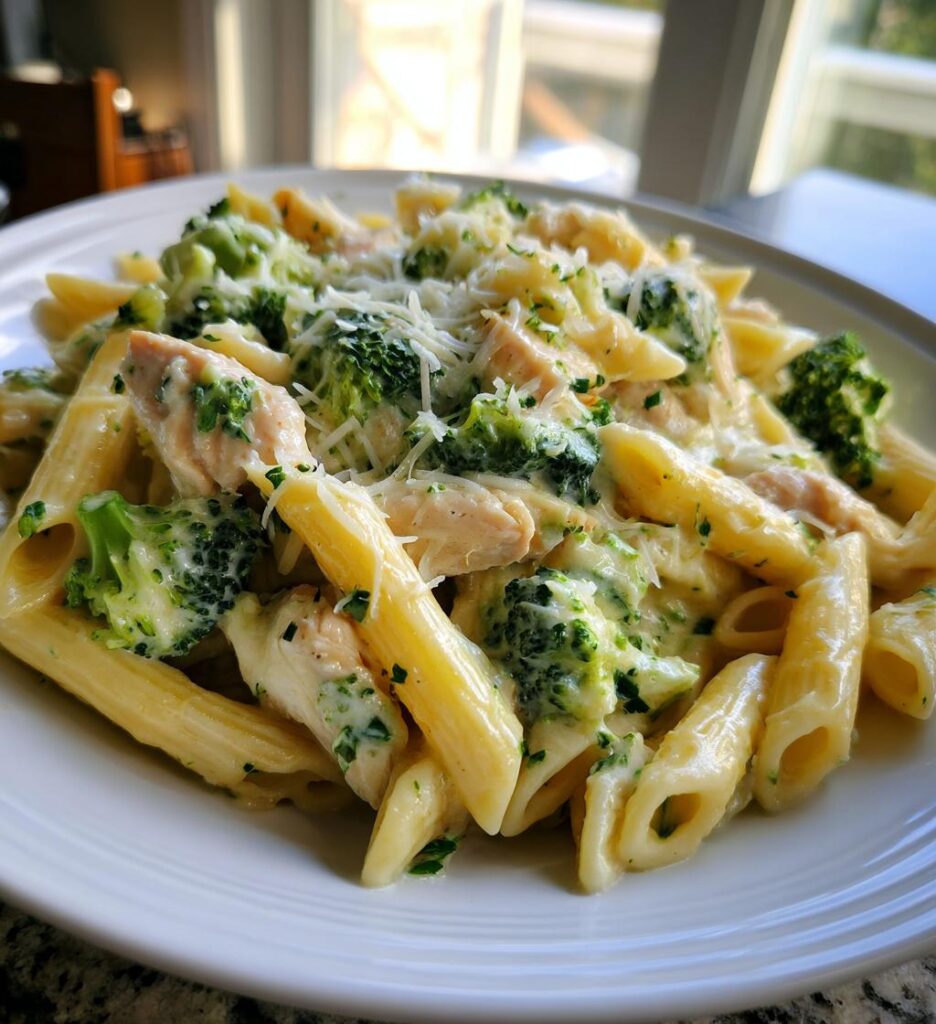 Creamy Broccoli Chicken Penne