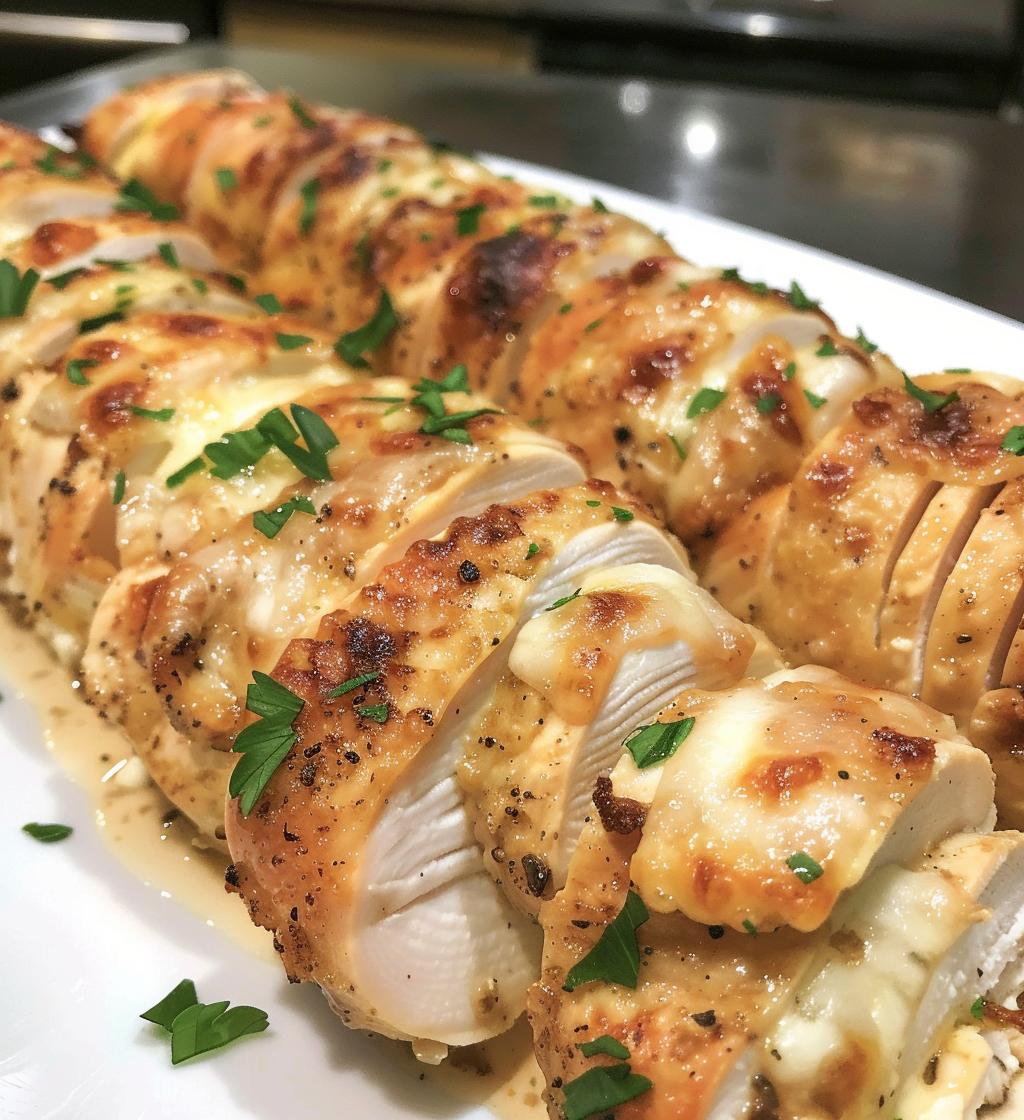 Creamy Hasselback Chicken - detail 1