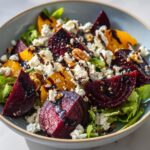 Creamy Roasted Beet Salad with Feta