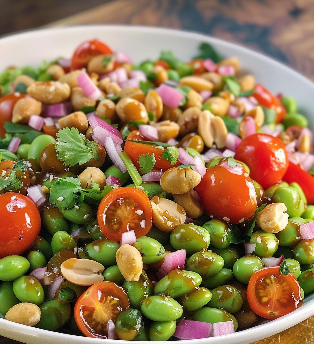Edamame Peanut Salad - detail 1