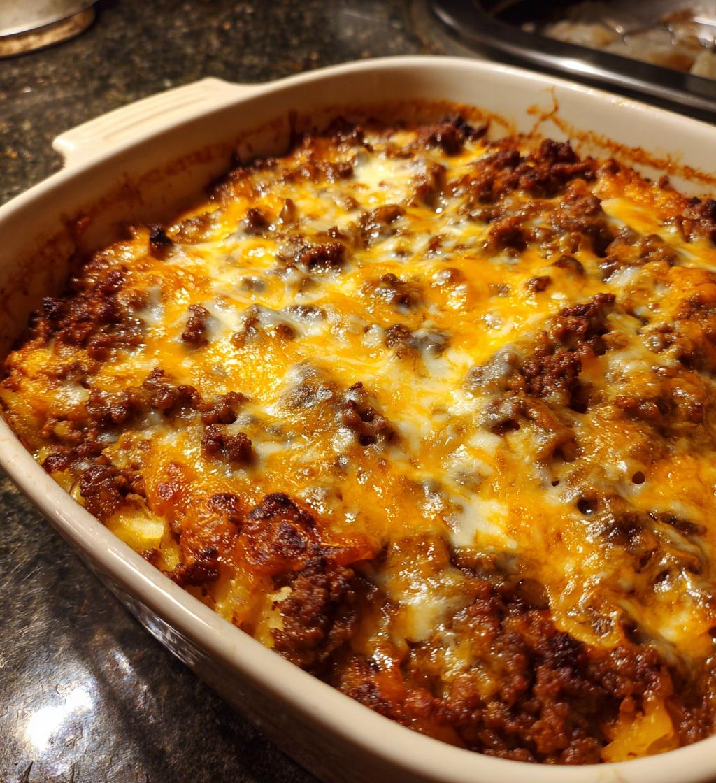 French Onion Beef Casserole
