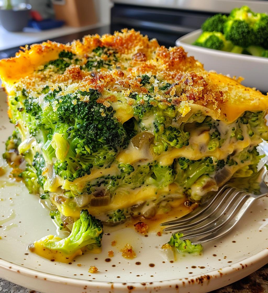 French Onion Broccoli Cheese Casserole - detail 1