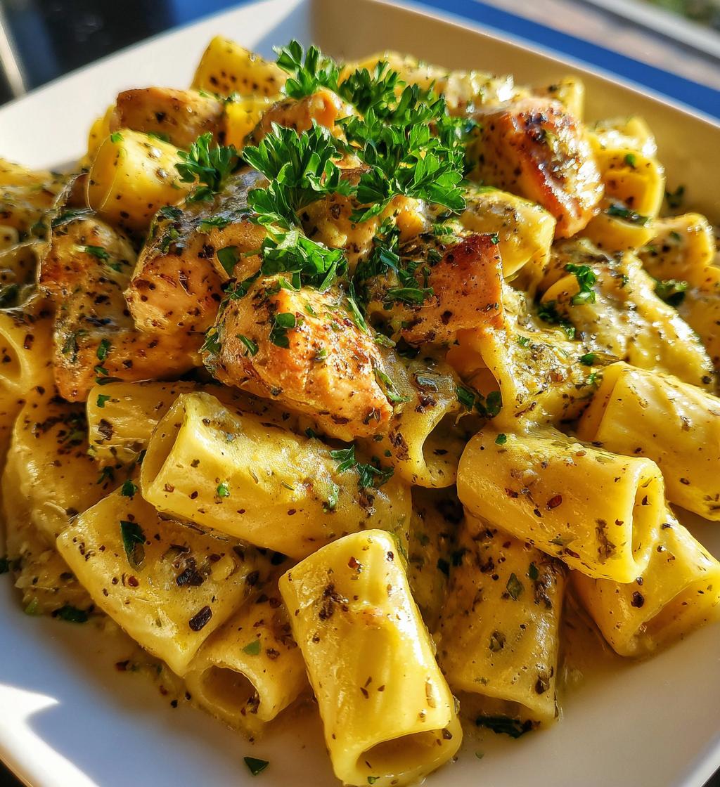 Garlic Butter Chicken Rigatoni