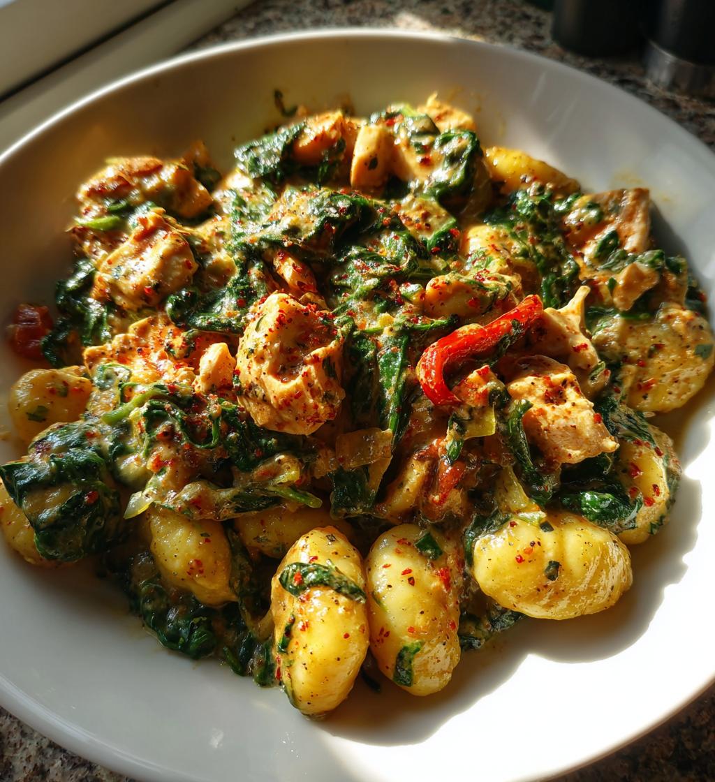 Garlic Chicken Gnocchi