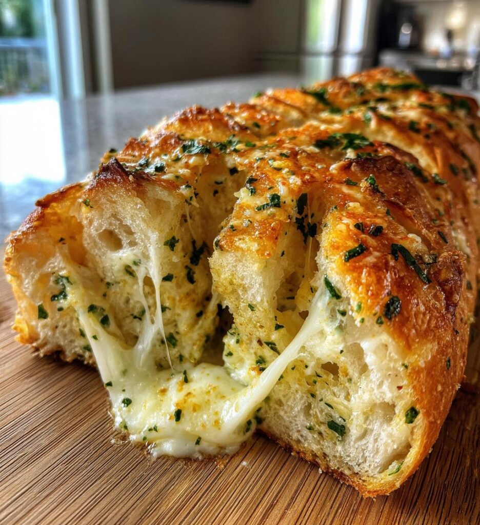 Garlic Herb Cheese Bread
