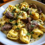 Garlic Steak Tortellini
