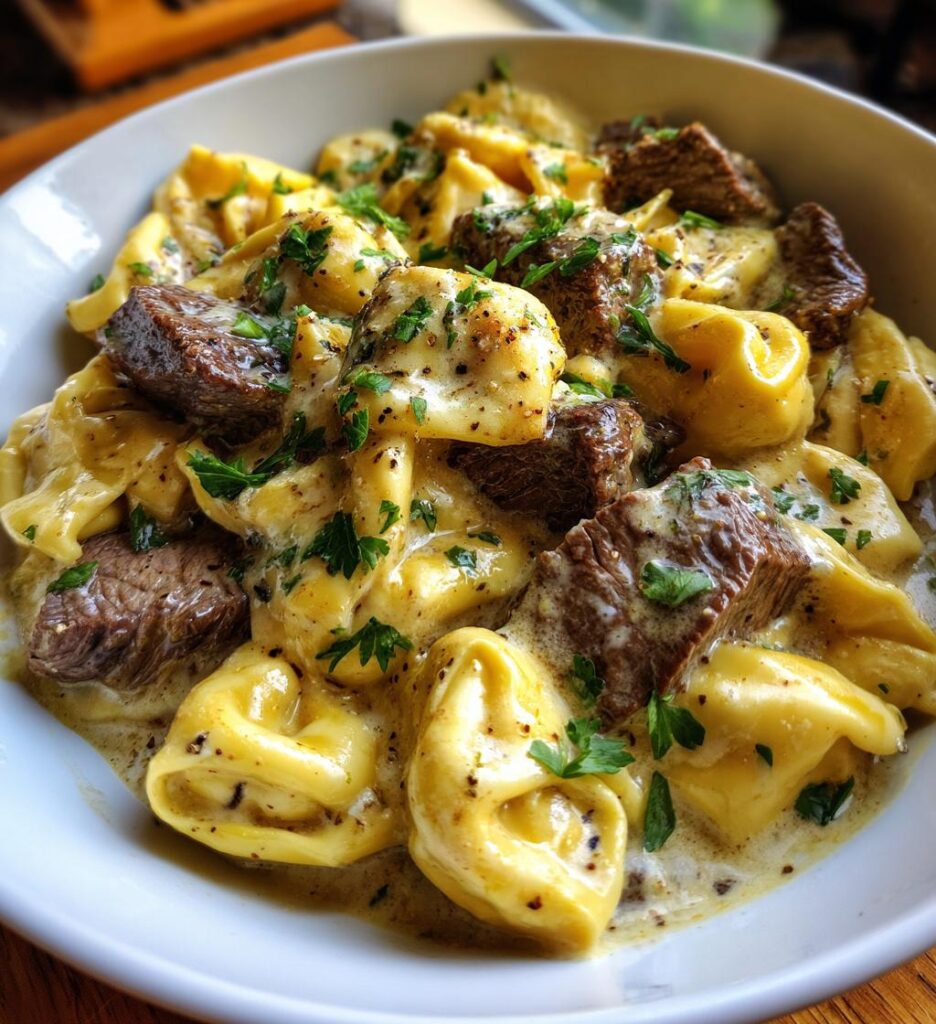 Garlic Steak Tortellini