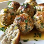 Greek Meatballs in Lemon Sauce