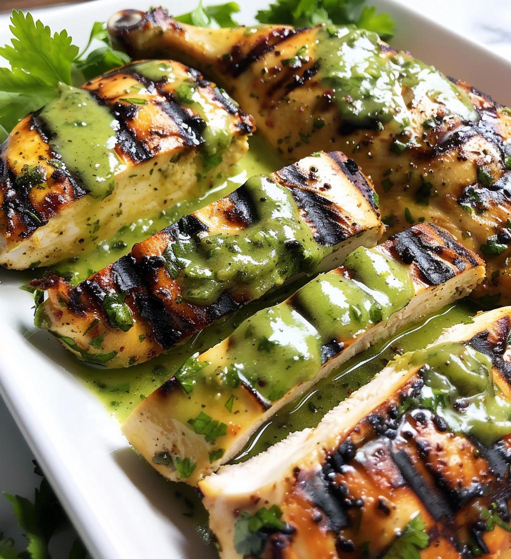 Grilled Salsa Verde Chicken