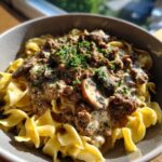 Ground Beef Stroganoff
