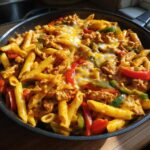 Ground Chicken Fajita Pasta