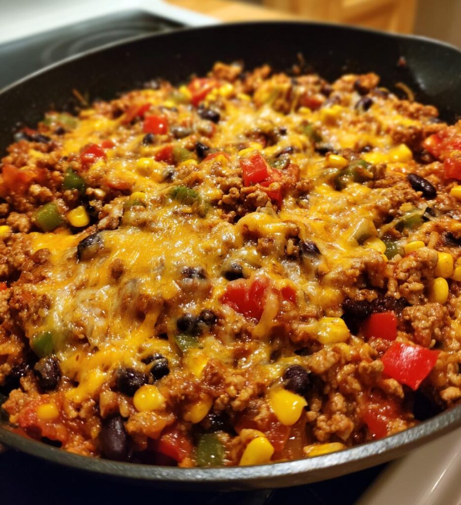 Ground Turkey Taco Skillet