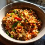 Ground Turkey Teriyaki Rice Bowl