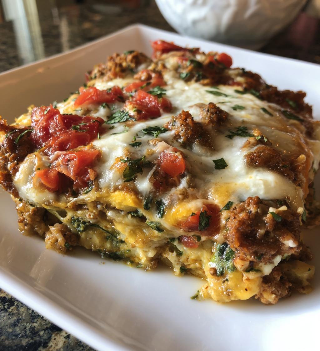 Ground Turkey Zucchini Casserole