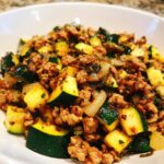 Ground Turkey Zucchini Skillet