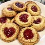 Heart Jam Thumbprint Cookies