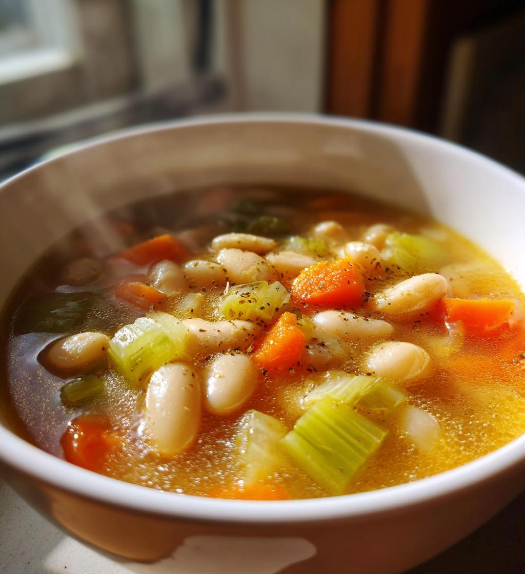 High Protein White Bean Soup