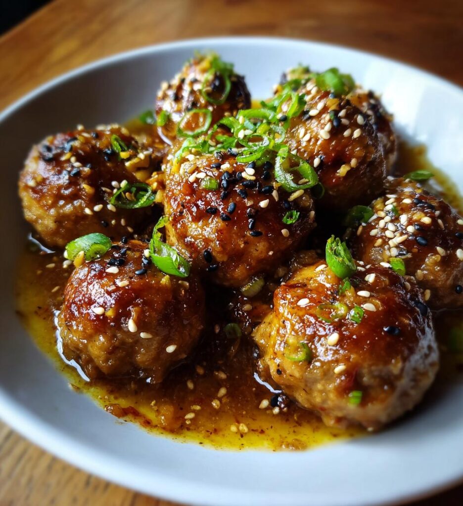 Honey Garlic Meatballs