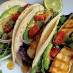 Honey Halloumi Tacos