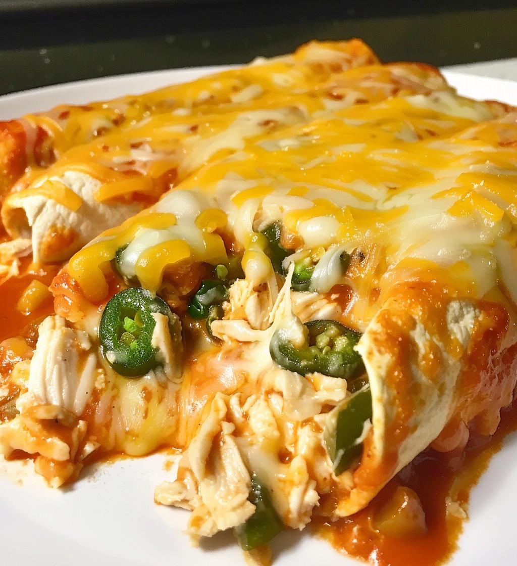 Jalapeño Popper Chicken Enchiladas - detail 1