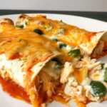 Jalapeño Popper Chicken Enchiladas