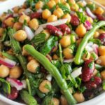 Lemon Basil Three Bean Salad