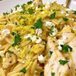 Lemon Feta Chicken Orzo