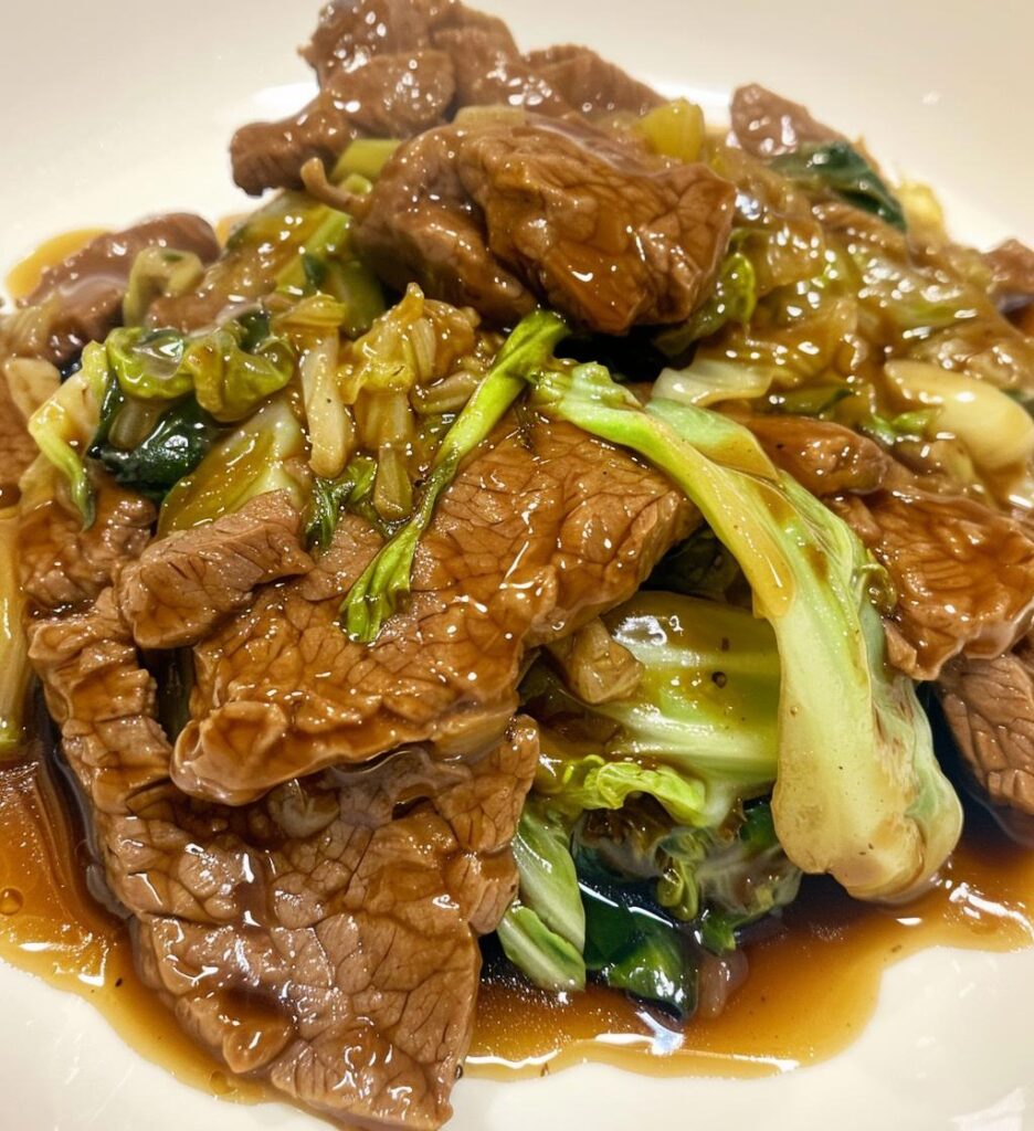 Low-Carb Mongolian Beef and Cabbage