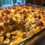 Mac and Cheese Meatloaf Casserole