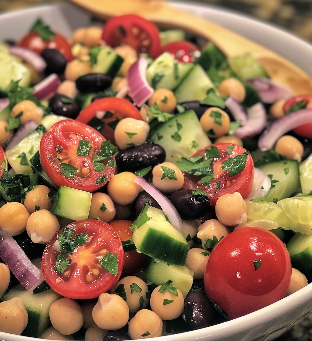 Mediterranean Bean Salad - detail 1