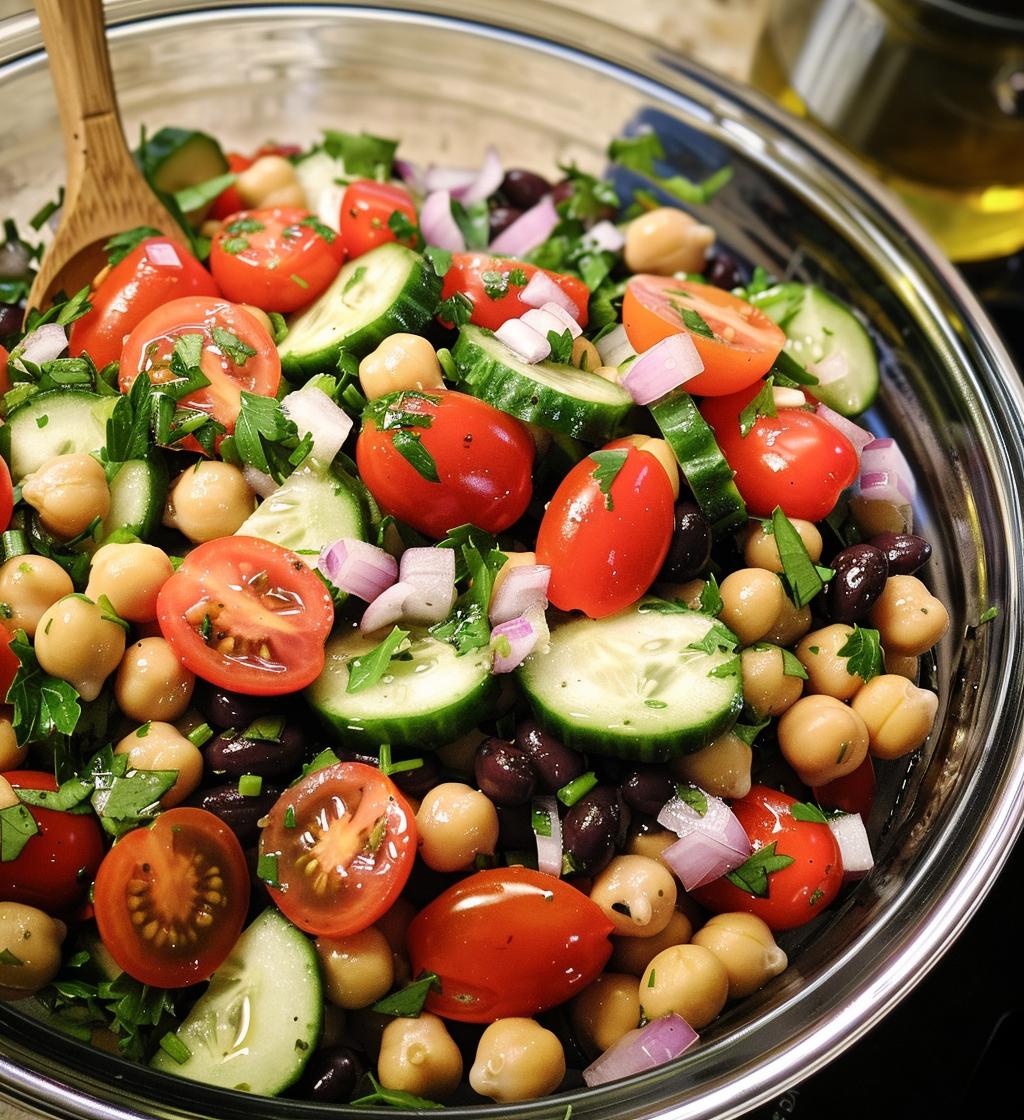 Mediterranean Bean Salad