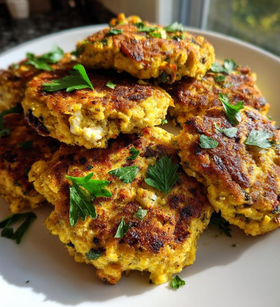 Mediterranean Chicken Patties