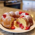Mini Strawberry Bundt Cakes