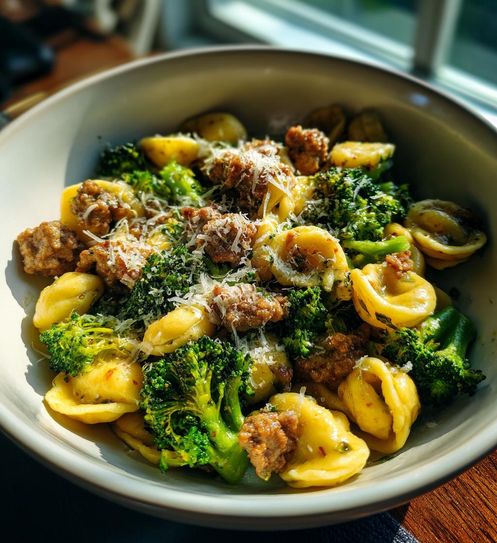 Orecchiette with Sausage and Broccoli